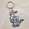 Schlüsselanhänger KATZE Geschenkidee für Katzenfans Tierliebhaber
