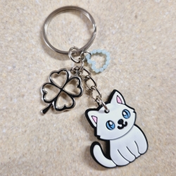 Schlüsselanhänger KATZE Geschenkidee für Katzenfans Tierliebhaber
