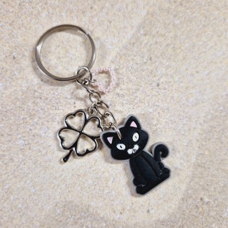 Schlüsselanhänger KATZE Geschenkidee für Katzenfans Tierliebhaber
