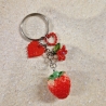 Schlüsselanhänger ERDBEEREN Geschenkidee 