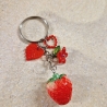 Schlüsselanhänger ERDBEEREN Geschenkidee 