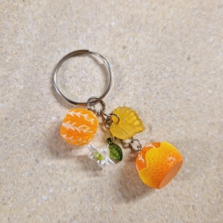 Schlüsselanhänger Orangen Geschenkidee 