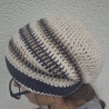 gehäkeltes Slouchy Beanie aus Schurwolle