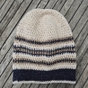 gehäkeltes Slouchy Beanie aus Schurwolle