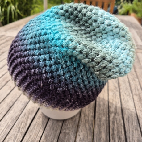 gehäkeltes leichtes Sommer-Beanie 