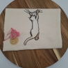 Küchenhandtuch Geschirrtuch Katze