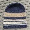 gehäkeltes Slouchy Beanie aus Schurwolle