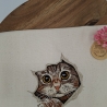 Küchenhandtuch Geschirrtuch Katze
