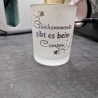 Teelichtglas  Glücksmomente gibt es beim Campen