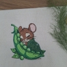 Küchenhandtuch Geschirrtuch Maus