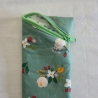 Brillenetui aus Baumwolle 9 x 17 cm / Handytasche