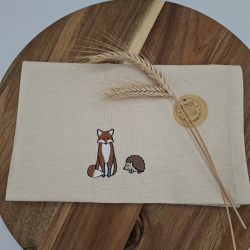 Küchenhandtuch Geschirrtuch Fuchs Igel