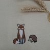 Küchenhandtuch Geschirrtuch Fuchs Igel
