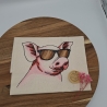 Küchenhandtuch Geschirrtuch Schwein