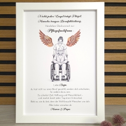 Personalisierter Geldgeschenkrahmen - Pflegefachfrau