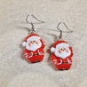 Ohrringe Ohrhänger Weihnachtsmann Weihnachten Wichtelgeschenk