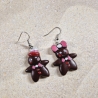 FIMO Ohrringe Lebkuchenmännchen Weihnachten Wichtelgeschenk