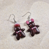 FIMO Ohrringe Lebkuchenmännchen Weihnachten Wichtelgeschenk