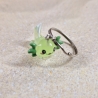 Schlüsselanhänger Axolotl grün Geschenkidee 