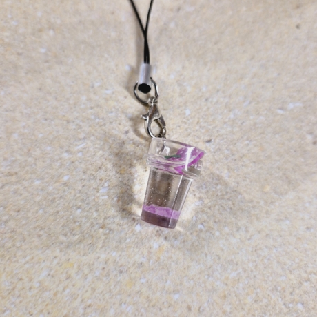 Handyanhänger Getränk Glas Traube Geschenkidee 
