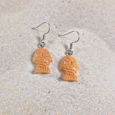 Ohrringe Ohrhänger Fischkuchen Taiyaki