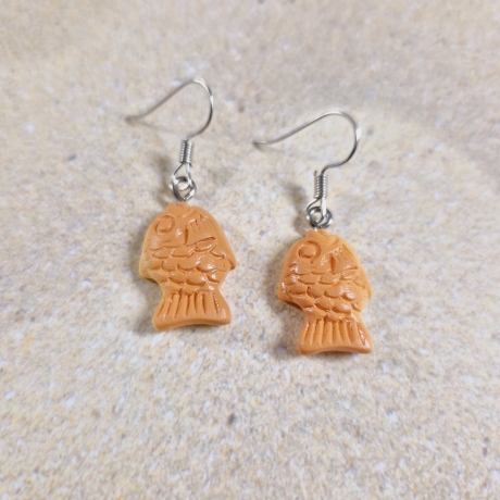 Ohrringe Ohrhänger Fischkuchen Taiyaki