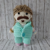Jill Deimel inspirierte Amigurumipuppe