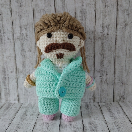 Jill Deimel inspirierte Amigurumipuppe