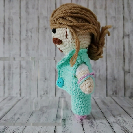 Jill Deimel inspirierte Amigurumipuppe