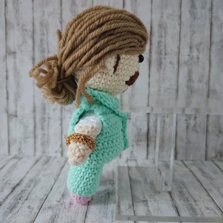 Jill Deimel inspirierte Amigurumipuppe