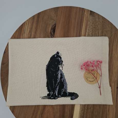 Küchenhandtuch Geschirrtuch Katze
