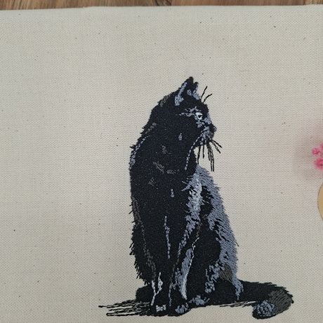 Küchenhandtuch Geschirrtuch Katze