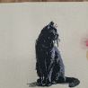 Küchenhandtuch Geschirrtuch Katze