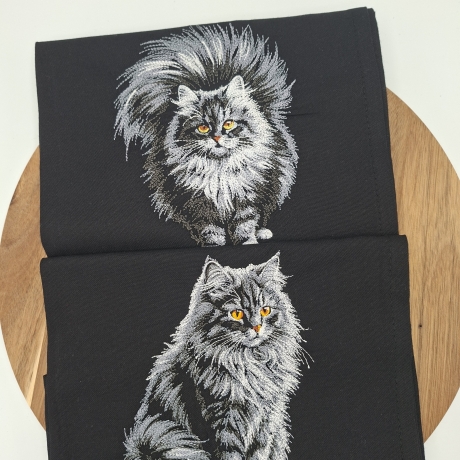 Küchenhandtuch Geschirrtuch Katze