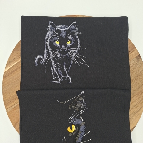 Küchenhandtuch Geschirrtuch Katze