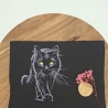Küchenhandtuch Geschirrtuch Katze