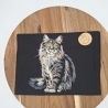 Küchenhandtuch Geschirrtuch Katze Maine Coon