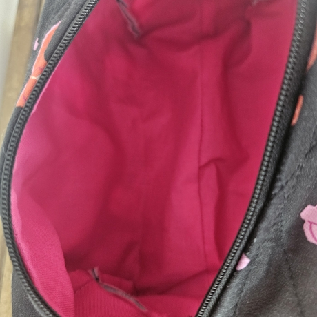 Kosmetiktasche Pippa Texas Cowgirl schwarz 