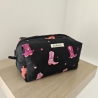 Kosmetiktasche Pippa Texas Cowgirl schwarz 