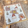 Weihnachtskarte mit Weihnachtsmann