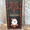 Weihnachtskarte Slimline Karte Weihnachtsmann Weihnachten 