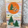 Weihnachtskarte Slimline Karte Rentier Weihnachten 