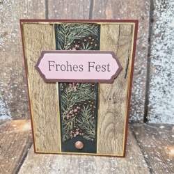 Weihnachtskarte Frohes Fest