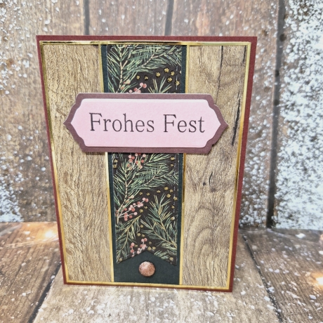 Weihnachtskarte Frohes Fest