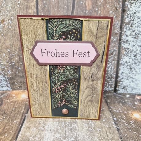 Weihnachtskarte Frohes Fest