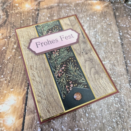 Weihnachtskarte Frohes Fest