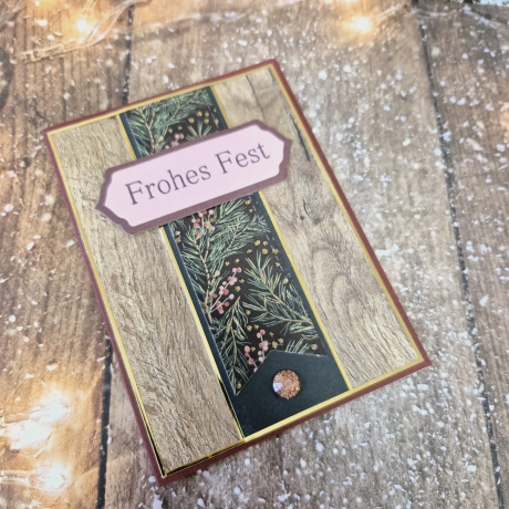 Weihnachtskarte Frohes Fest