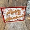 Weihnachtskarte Merry Christmas Schneeflocken Weihnachten