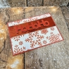 Weihnachtskarte HoHoHo Schneeflocken Weihnachten