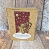 Weihnachtskarte Lebkuchenmännchen Zuckerstange Weihnachten